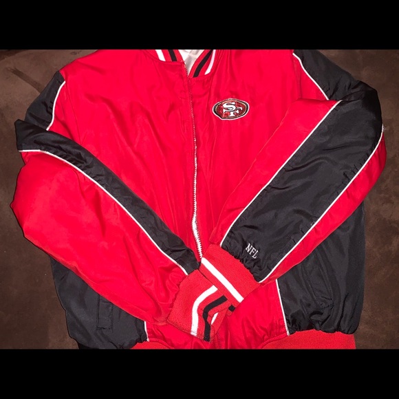 Vintage Wmns 49er Quilted Bomber - Picture 2 of 6